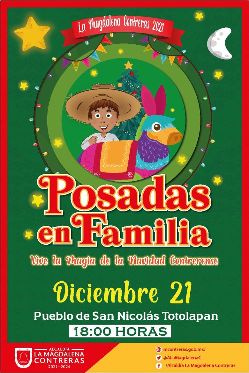 Evento Posadas en Familia Pueblo de San Nicolás Totolapan