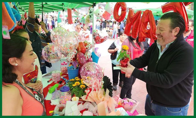 Se inaugura Bazar de San Valentín 2024 en la Magdalena Contreras