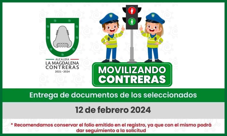Movilizando Contreras entrega de documentos de los seleccionados 2024