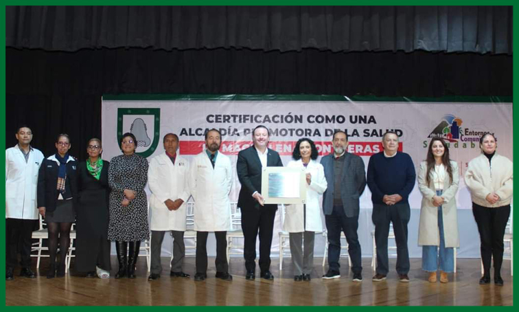La Alcaldía Obtiene Certificación como Promotora de la Salud