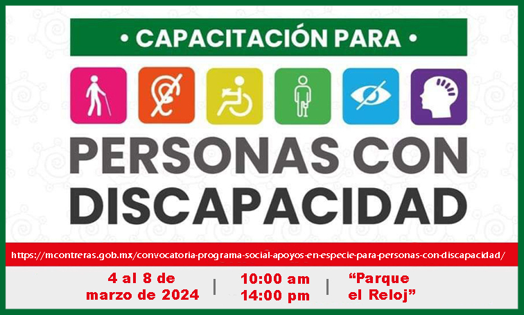 Banner Convocatoria Programa Social Apoyos en Especie para Personas con Discapacidad