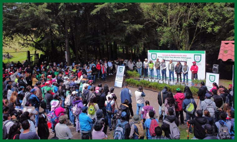 Jornada de Reforestación 2024 en La Magdalena Contreras