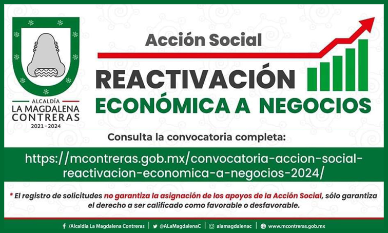 Acción Social Reactivación Económica a Negocios 2024