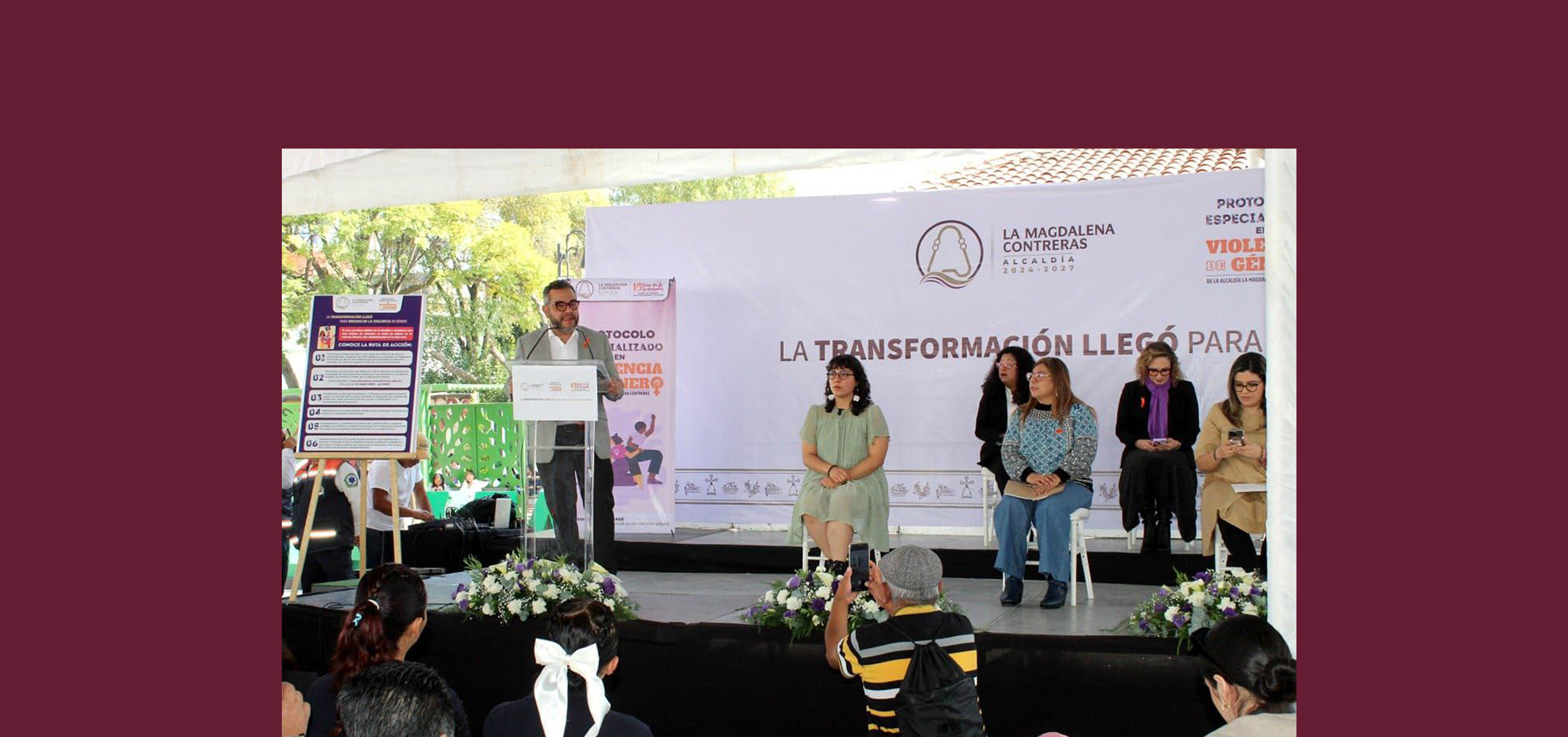 PRESENTA LA ALCALDÍA LA MAGDALENA CONTRERAS EL PROTOCOLO ESPECIALIZADO EN ATENCIÓN A LA VIOLENCIA DE GÉNERO, EL PRIMERO EN TODA LA CIUDAD DE MÉXICO.