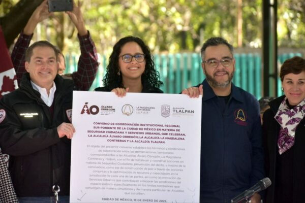 Convenio Alcaldías entre Alvaro Obregón, La Magdalena Contreras y Tlalpan